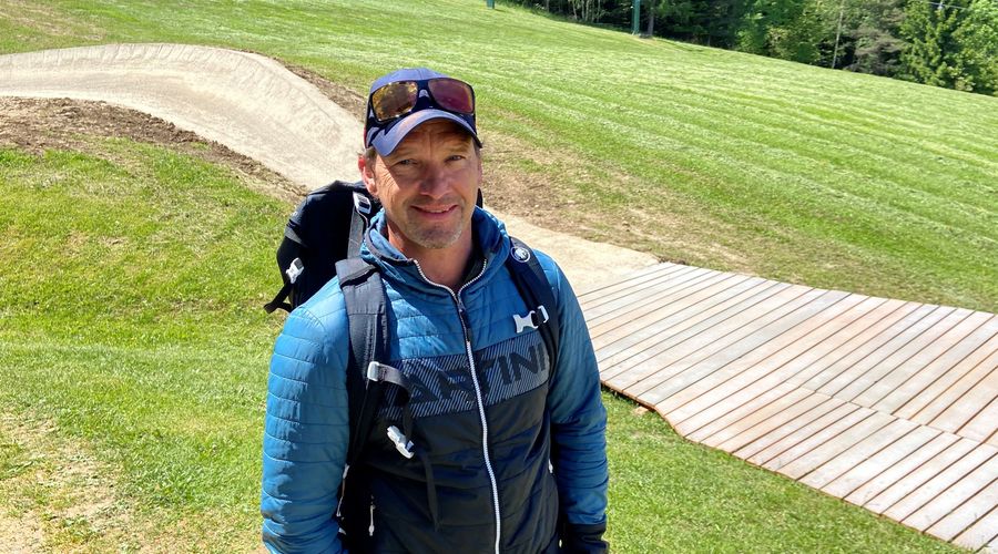 Markus Schritliser beim Wandern