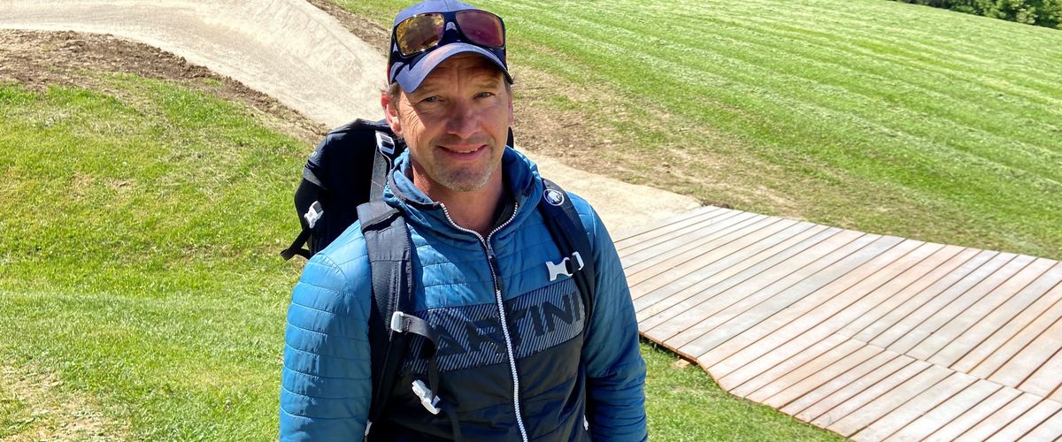 Markus Schritliser beim Wandern